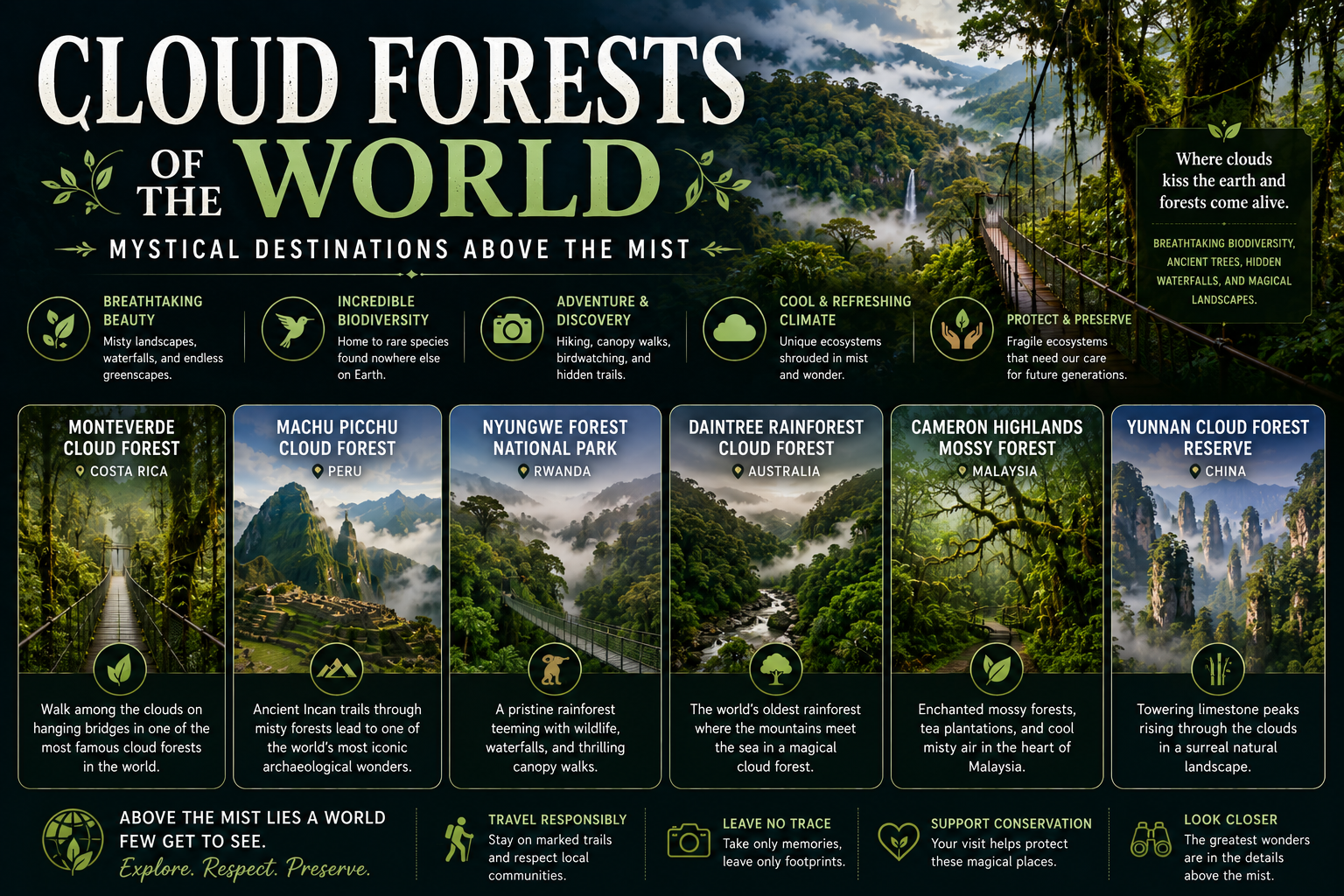 Cloud Forests of the World: Mystical Destinations Above the Mist 
