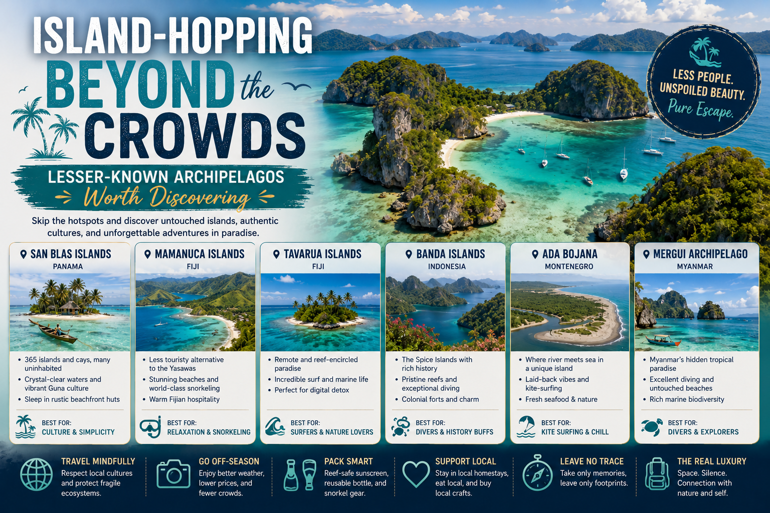 Island-Hopping Beyond the Crowds
