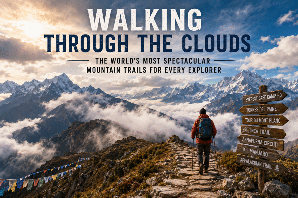 Best Mountain trails leading to Everest Base Camp in Nepal