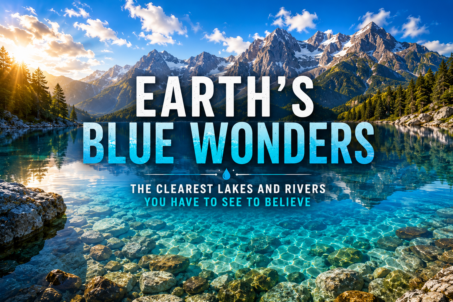 Clearest lakes and rivers in the world