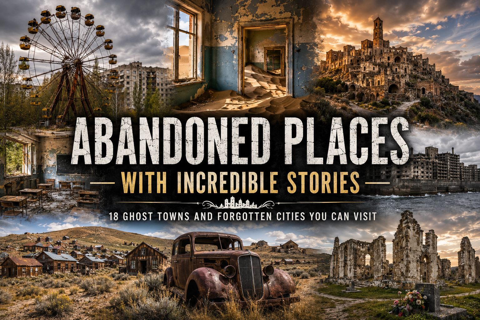 Ghost towns you can visit around the world