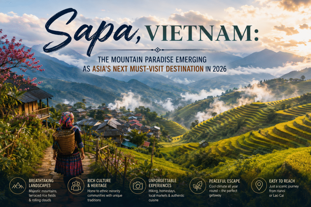 Sapa Vietnam Travel Guide 2026 – Rice Terraces, Fansipan & Mountain Villages