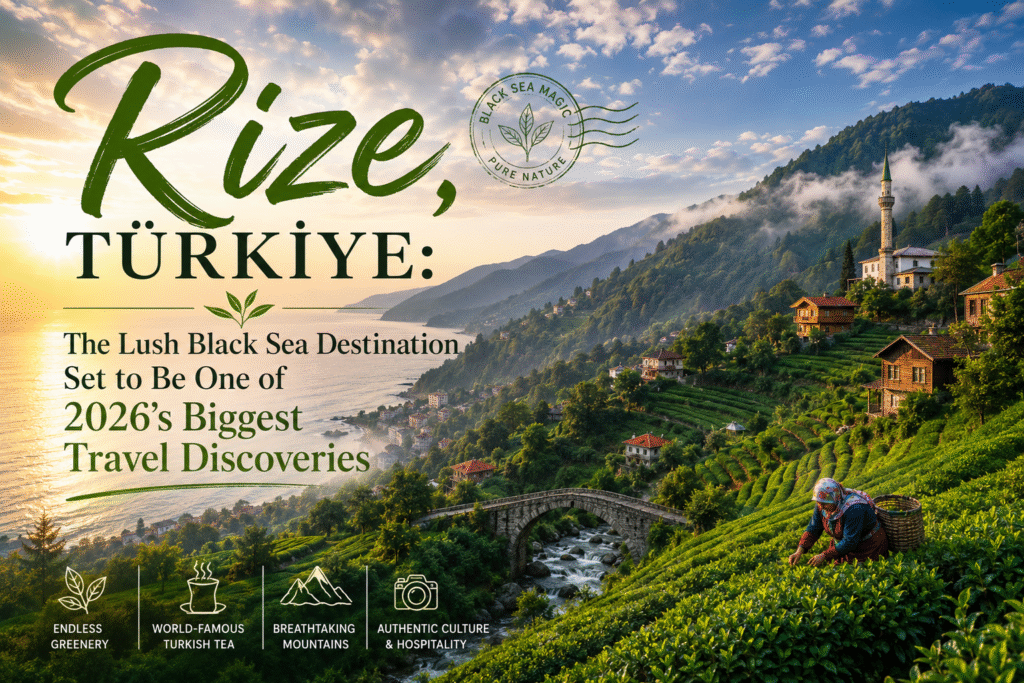 Rize Türkiye Travel Guide 2026 – Tea Gardens, Misty Mountains & Black Sea Landscapes