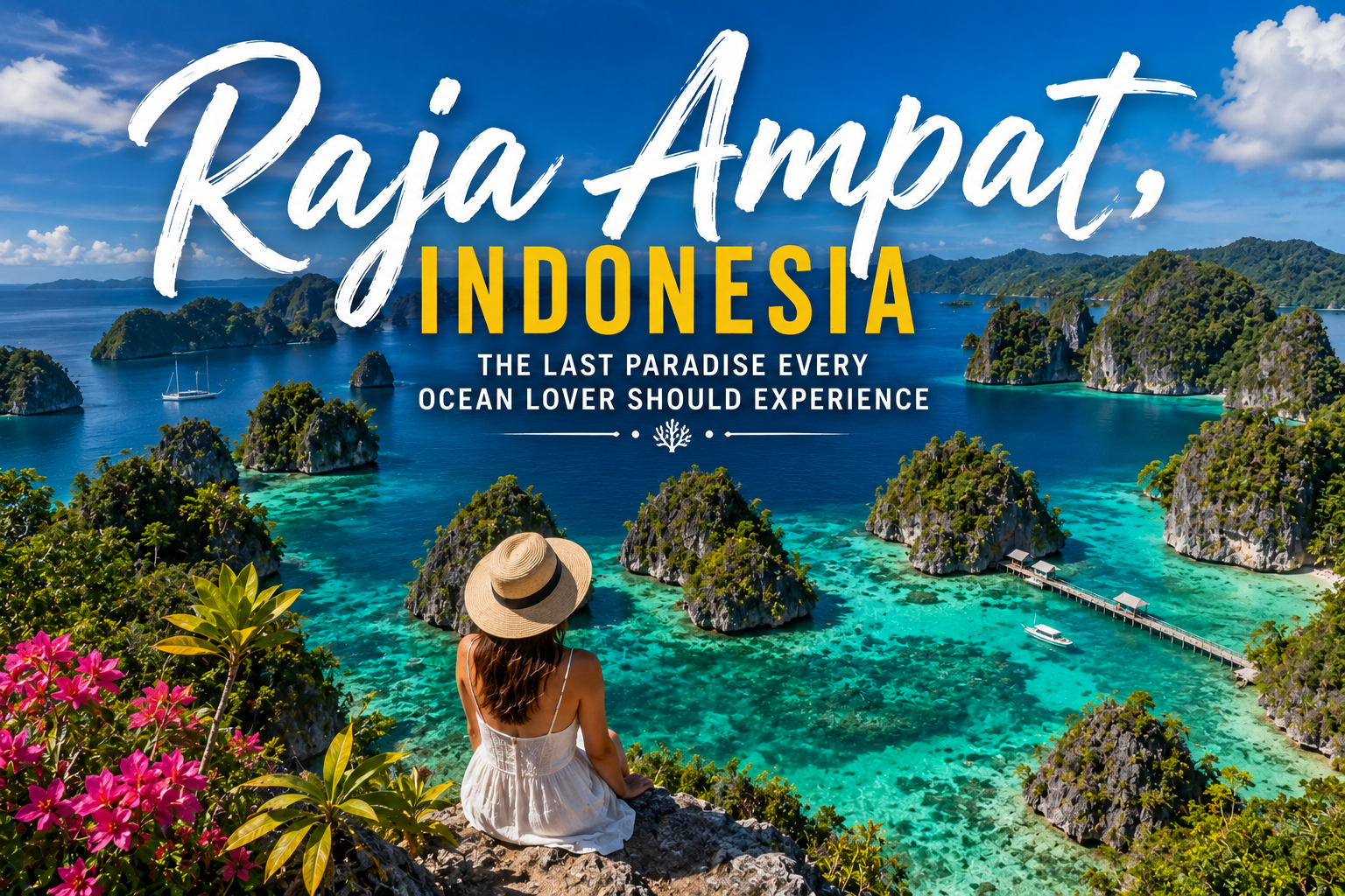 Raja Ampat travel guide showing Piaynemo viewpoint