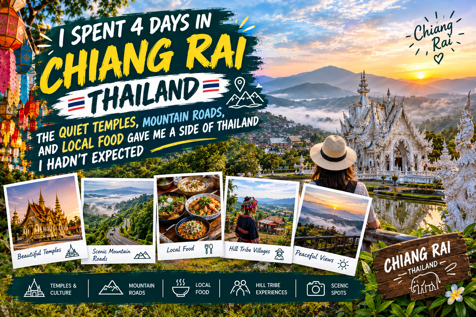 I Spent 4 Days in Chiang Rai, Thailand—The Quiet Temples, Mountain Roads, and Local Food Gave Me a Side of Thailand I Hadn't Expected