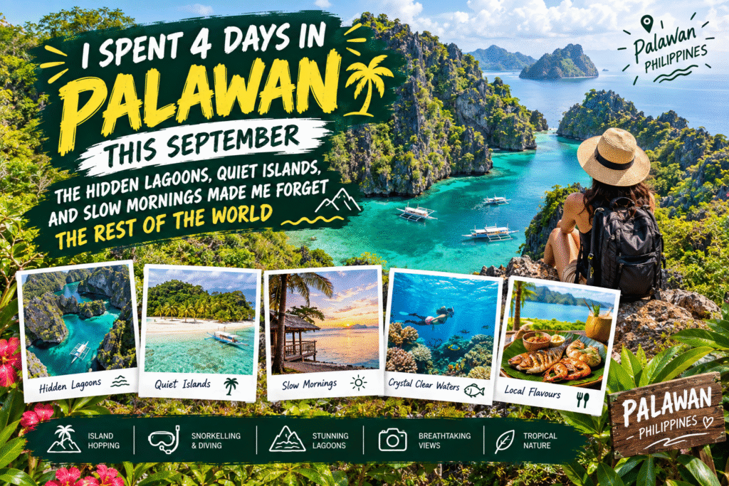 I Spent 4 Days in Palawan This September—The Hidden Lagoons, Quiet Islands, and Slow Mornings Made Me Forget the Rest of the World 