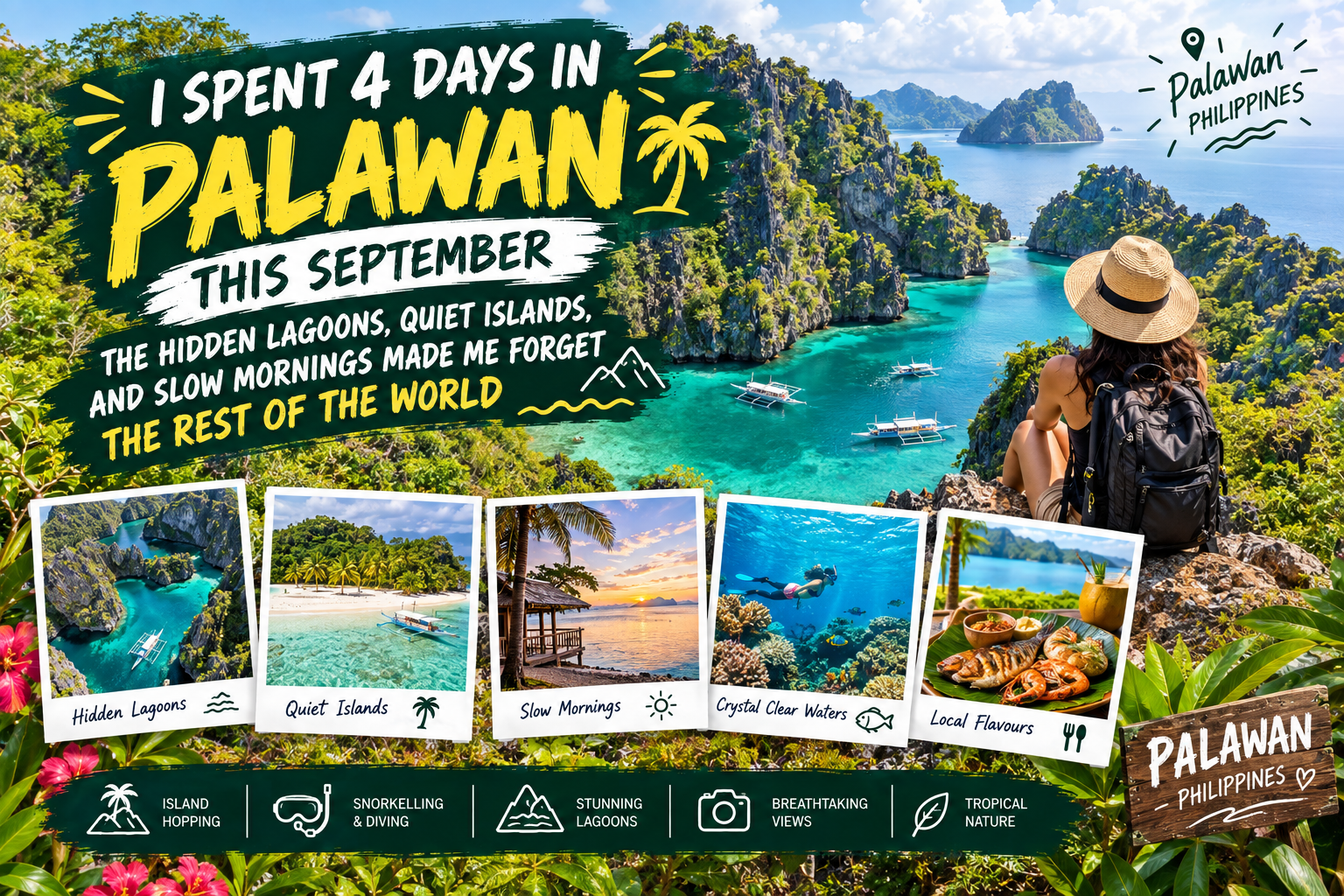 I Spent 4 Days in Palawan This September—The Hidden Lagoons, Quiet Islands, and Slow Mornings Made Me Forget the Rest of the World 