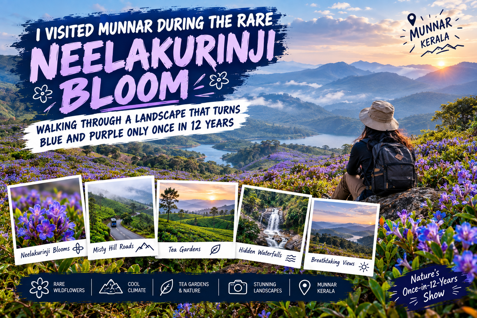 Neelakurinji Bloom in Munnar: A Once-in-12-Years Visit