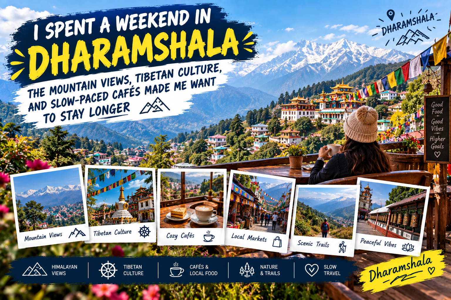 I Spent a Weekend in Dharamshala—The Mountain Views, Tibetan Culture, and Slow-Paced Cafés Made Me Want to Stay Longer