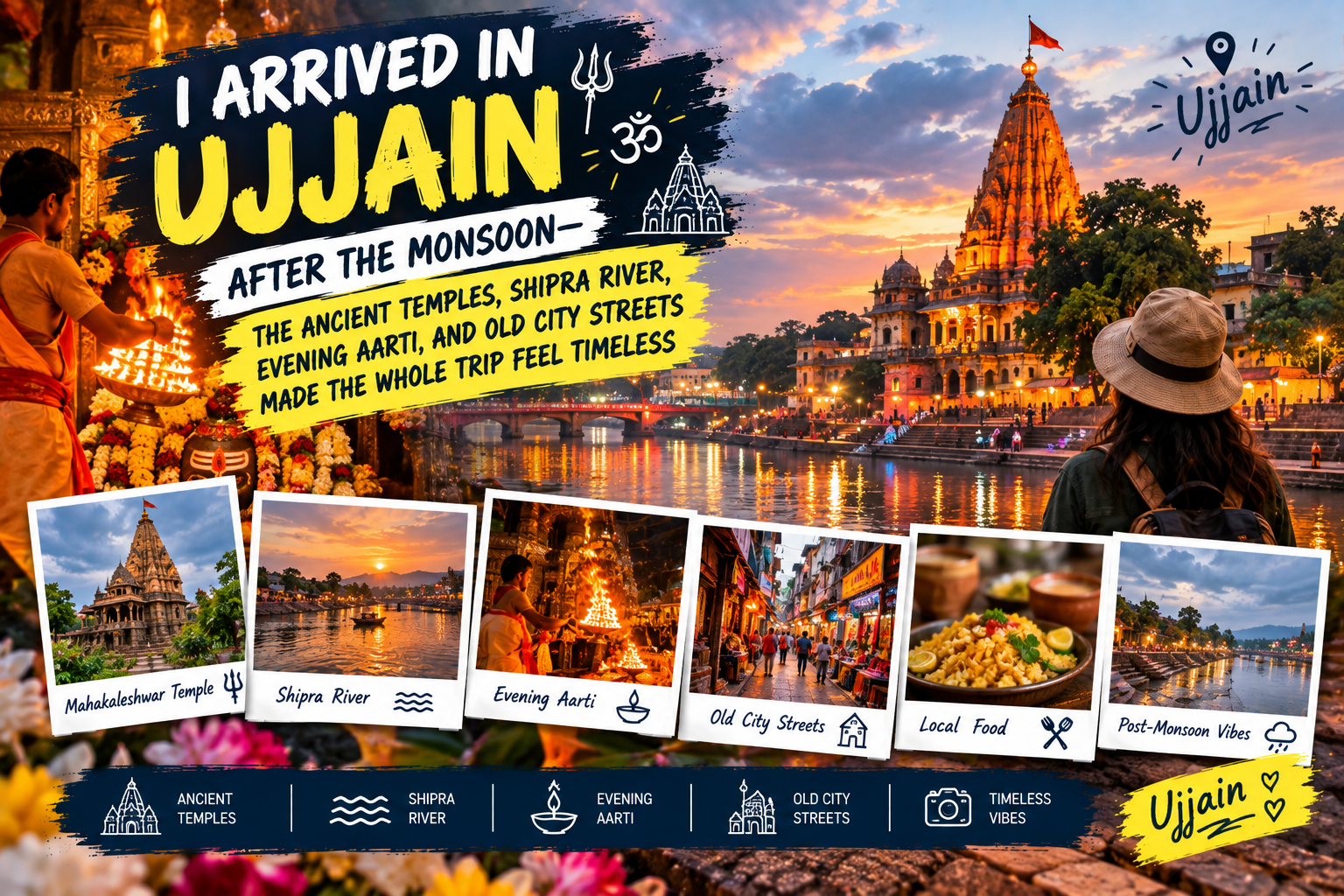 I Arrived in Ujjain After the Monsoon—The Ancient Temples, Shipra River, Evening Aarti, and Old City Streets Made the Whole Trip Feel Timeless