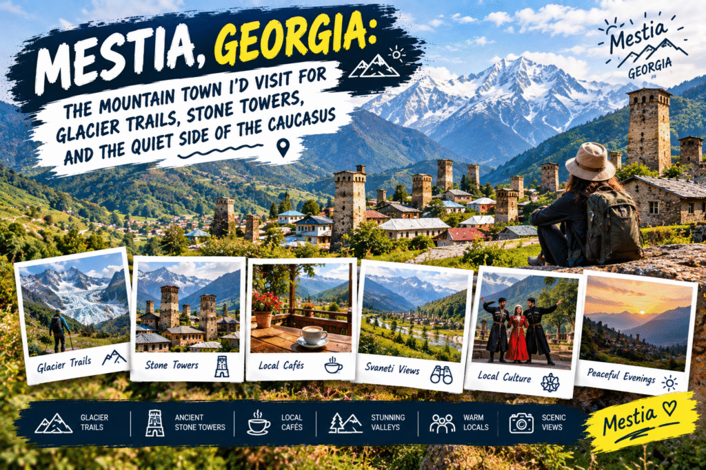 Mestia, Georgia: The Mountain Town I’d Visit for Glacier Trails, Stone Towers, and the Quiet Side of the Caucasus