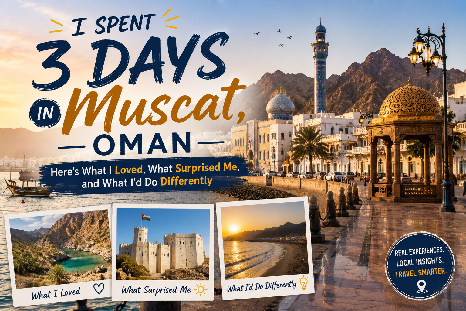 3 Days in Muscat, Oman: Honest Travel Guide & Itinerary