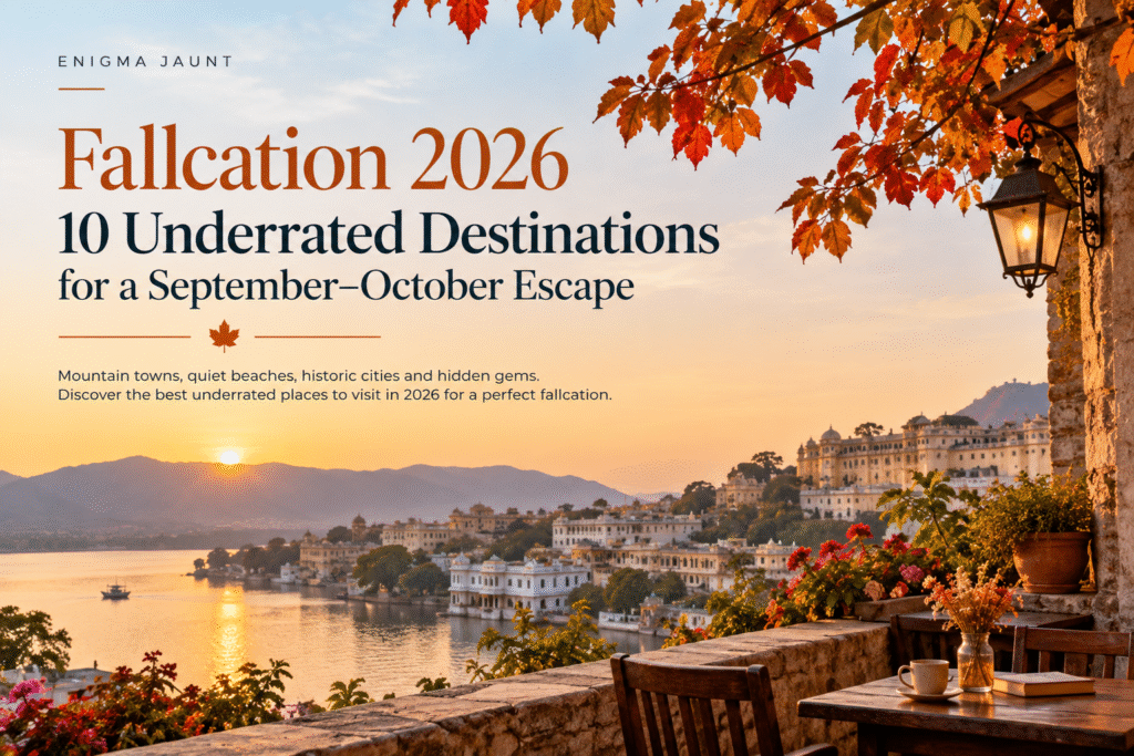 Fallcation 2026 autumn travel destinations