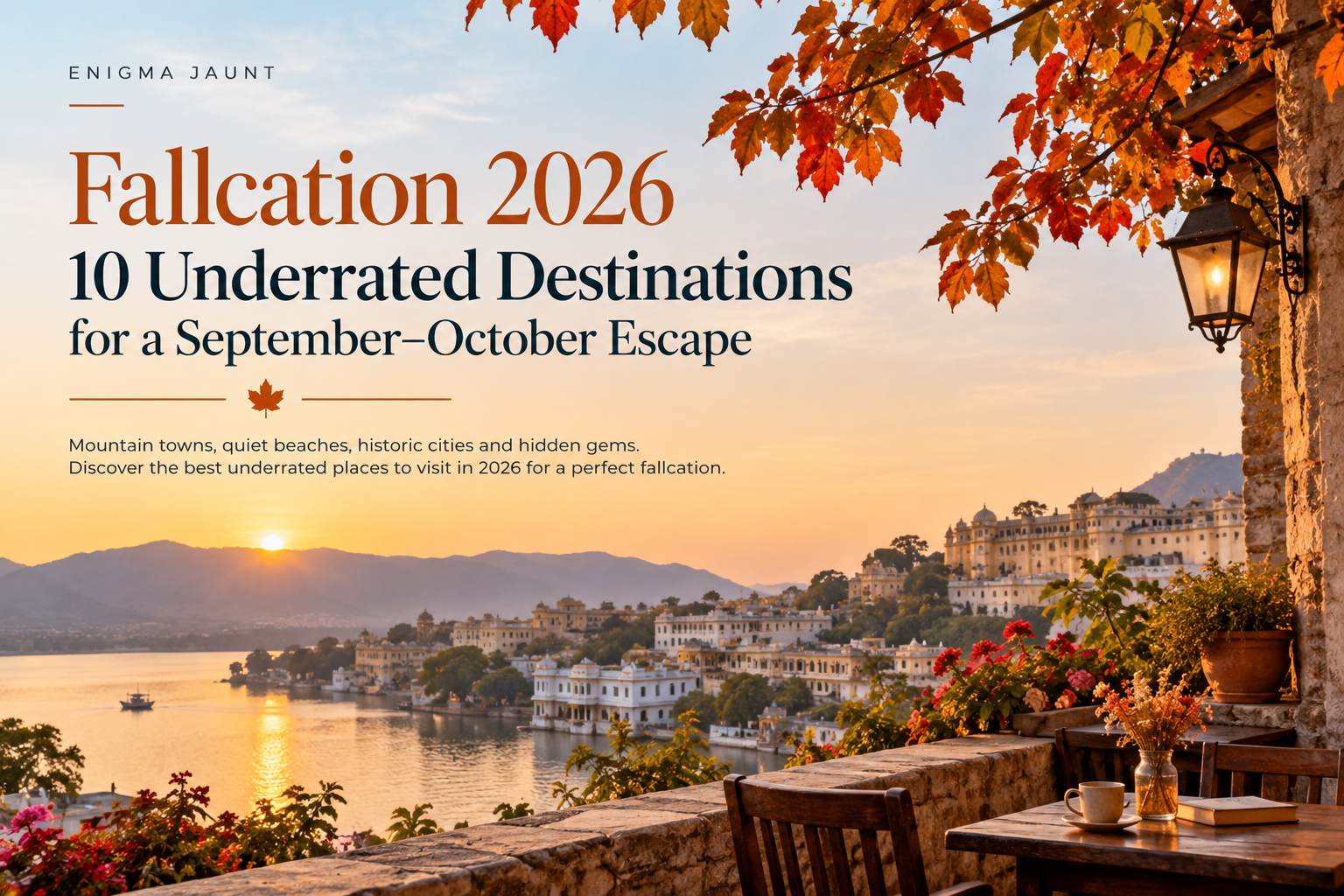 Fallcation 2026 autumn travel destinations