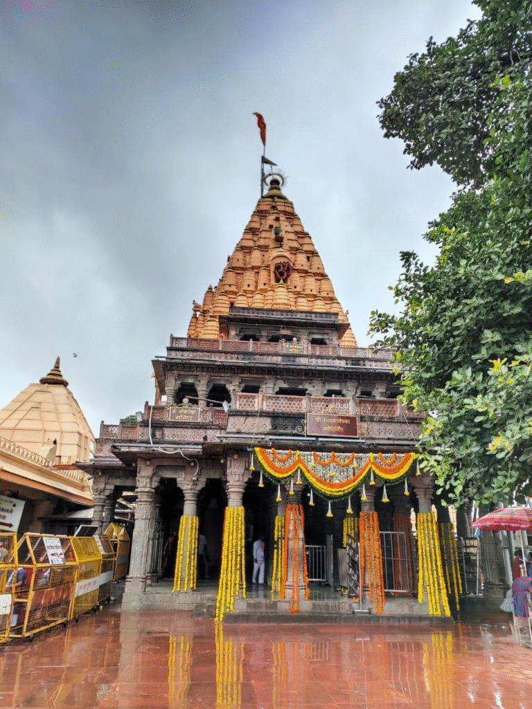 Ujjain temple and old city landscape after the monsoon in Madhya Pradesh