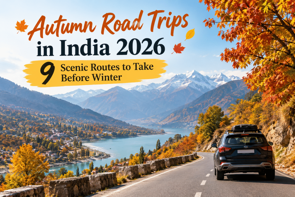 Autumn Road Trips in India 2026: 9 Scenic Routes to Take Before Winter