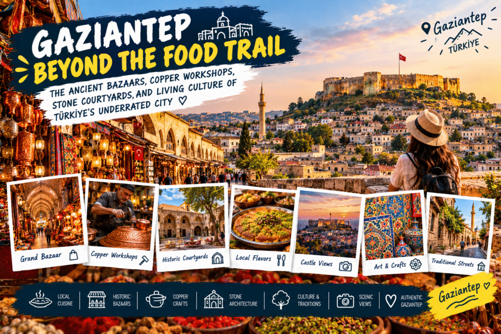 Gaziantep Beyond the Food Trail: The Ancient Bazaars, Copper Workshops, Stone Courtyards, and Living Culture of Türkiye's Underrated City 